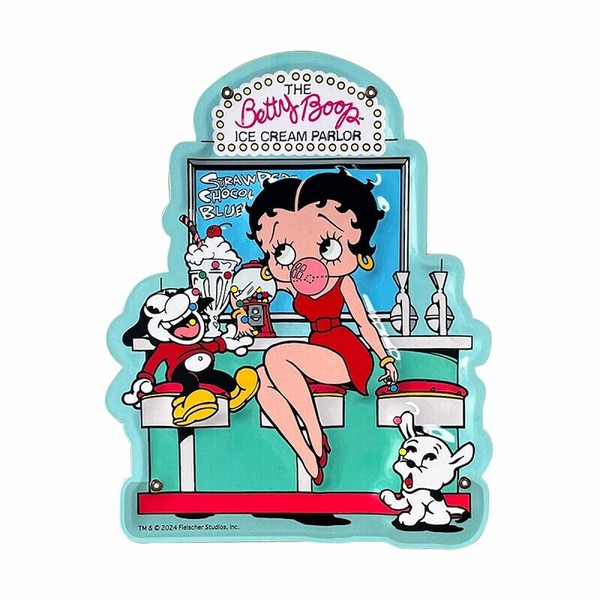 ■S.H.O ENTER PRISE（ショー・エンタープライズ）■■2024AW　新作■　BETTY BOOP　ミニエンボスメタルサイン　00003-02