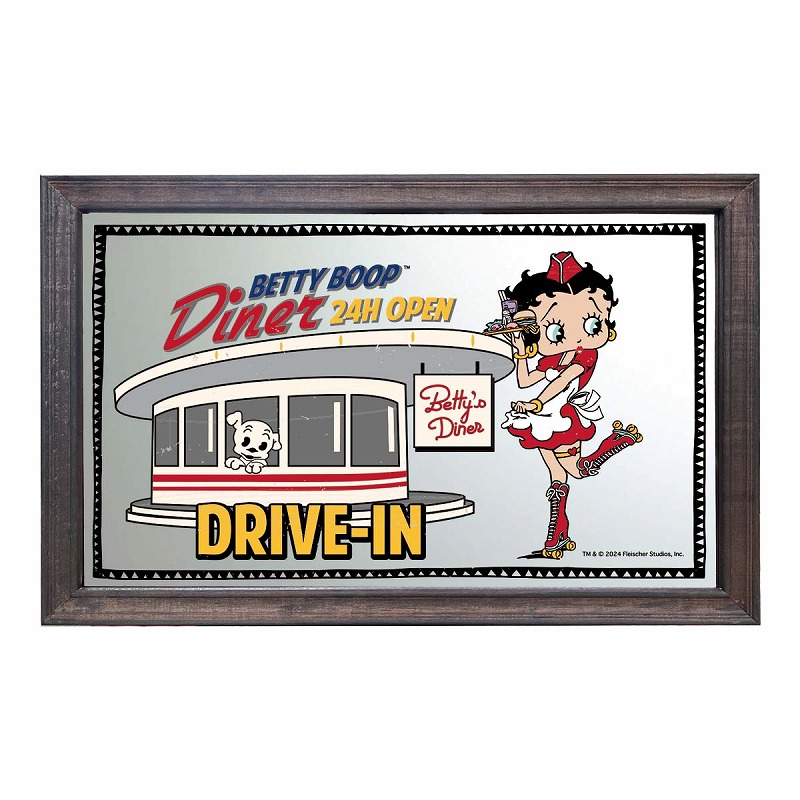 ■S.H.O ENTER PRISE（ショー・エンタープライズ）■■2024AW　新作■　BETTY BOOP　PUBミラー　BT-DINER