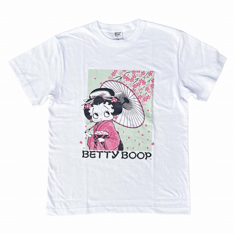 ■S.H.O ENTER PRISE（ショー・エンタープライズ）■■2024AW　新作■　BETTY BOOP　浮世絵Tシャツ　桜