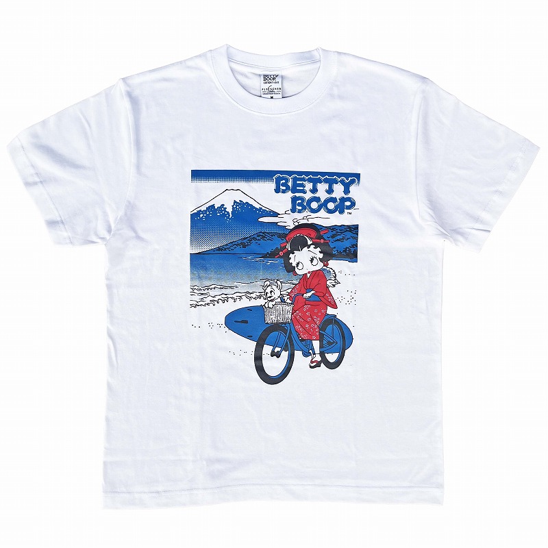 ■S.H.O ENTER PRISE（ショー・エンタープライズ）■■2024AW　新作■　BETTY BOOP　浮世絵Tシャツ　富士山