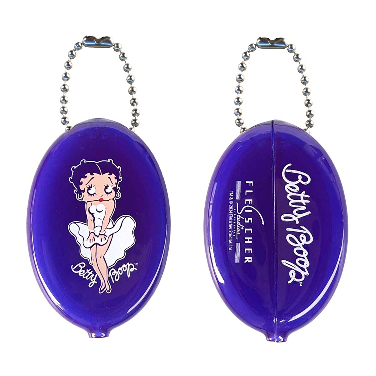 ■S.H.O ENTER PRISE（ショー・エンタープライズ）■■2024AW　新作■　BETTY BOOP　ラバーコインケース　BT-PURPLE