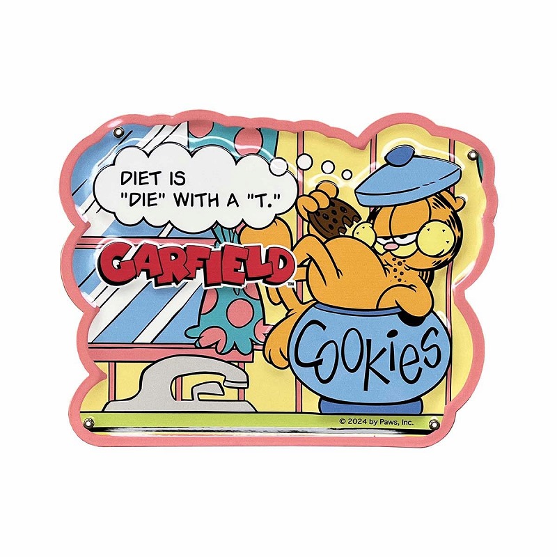 ■S.H.O ENTER PRISE（ショー・エンタープライズ）■■2024AW　新作■　GARFIELD　ミニエンボスメタルサイン　GF-00030-01