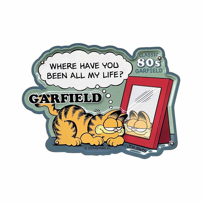 ■S.H.O ENTER PRISE（ショー・エンタープライズ）■■2024AW　新作■　GARFIELD　ミニエンボスメタルサイン　GF-00030-03