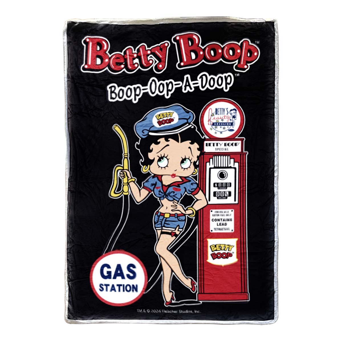 ■S.H.O ENTER PRISE（ショー・エンタープライズ）■■2024AW　新作■　BETTY BOOP　ボアブランケット　Lサイズ　BT-GASOLINE