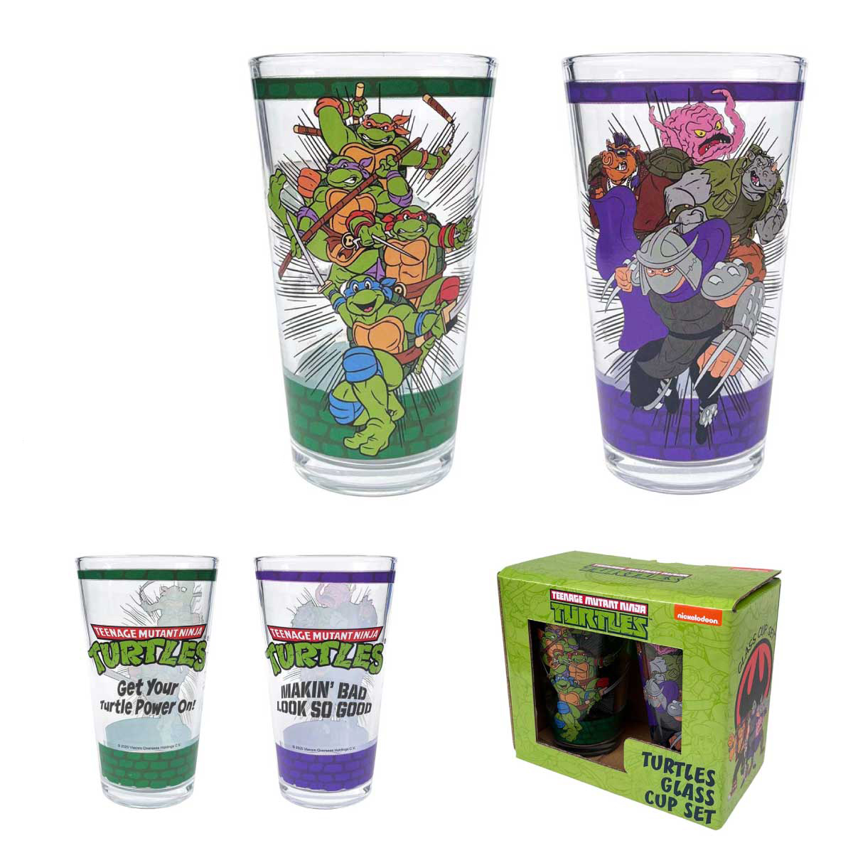 ■S.H.O ENTER PRISE（ショー・エンタープライズ）■■2025SS　新作■　Teenage Mutant Ninja Turtles　ペアグラスカップセット　TMNT-00044