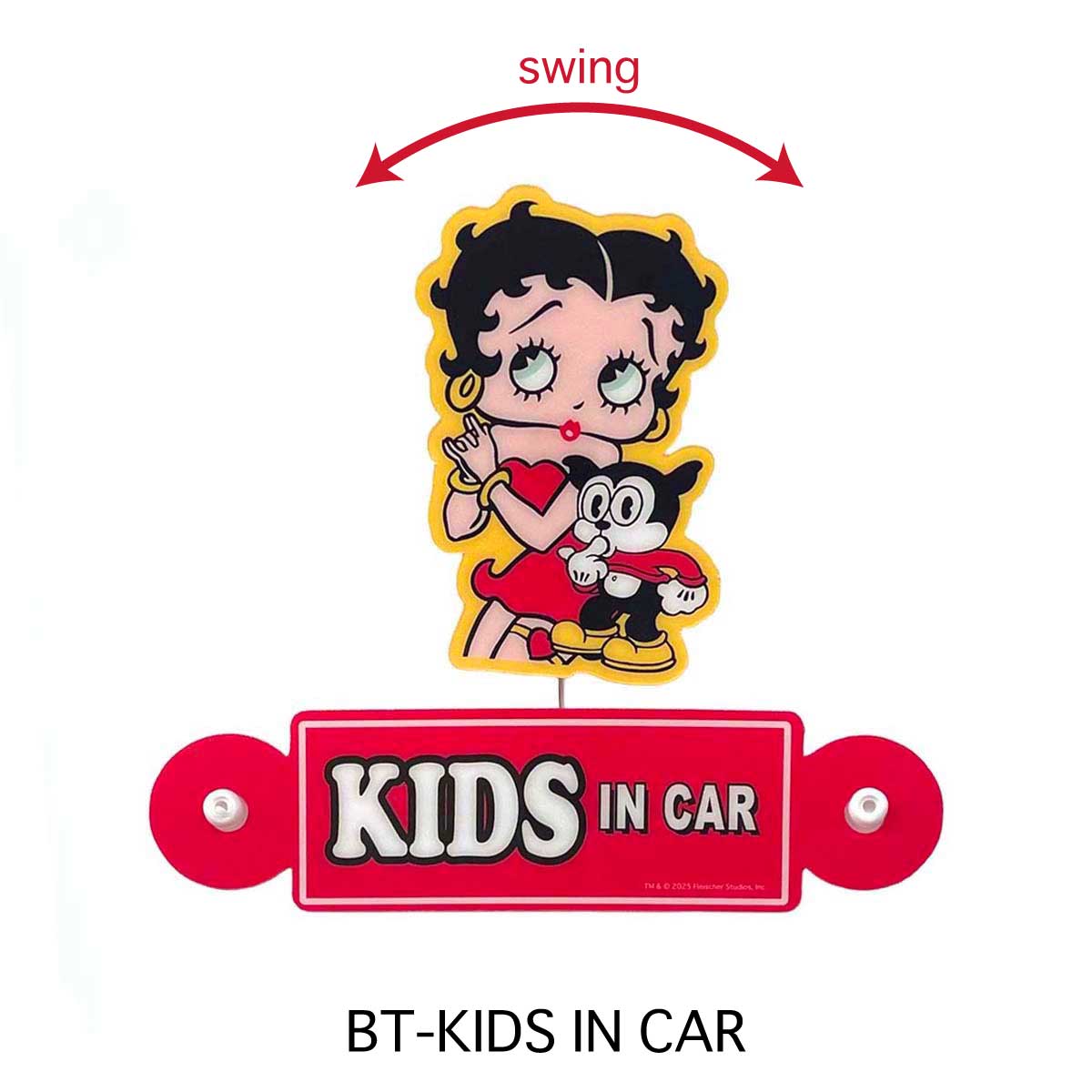 ■S.H.O ENTER PRISE（ショー・エンタープライズ）■■2025SS　新作■　BETTY BOOP　ウィンドウサイン　KIDS IN CAR