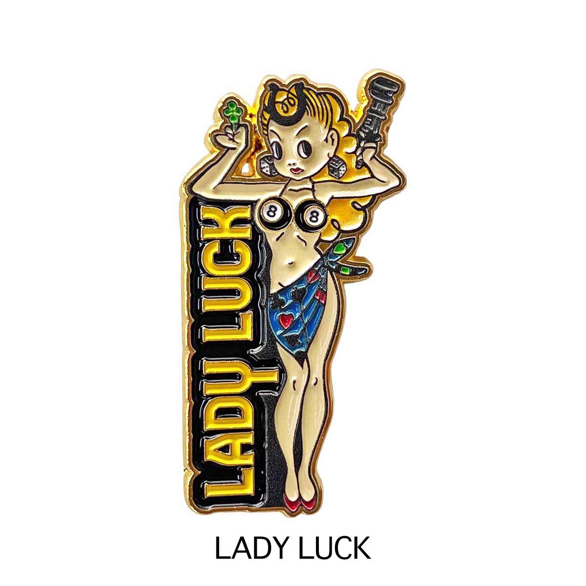 ■S.H.O ENTER PRISE（ショー・エンタープライズ）■■2025SS　新作■　ピンズ　LADY LUCK
