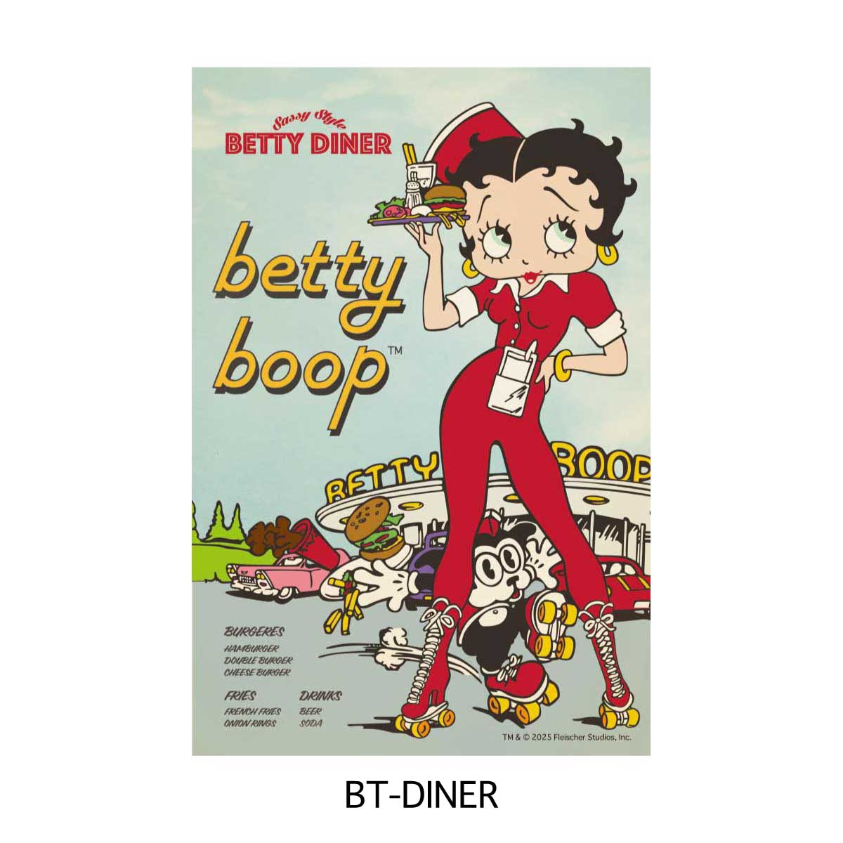 ■S.H.O ENTER PRISE（ショー・エンタープライズ）■■2025AW　新作■　BETTY BOOP　ヴィンテージポスター　Sサイズ　BT-DINER