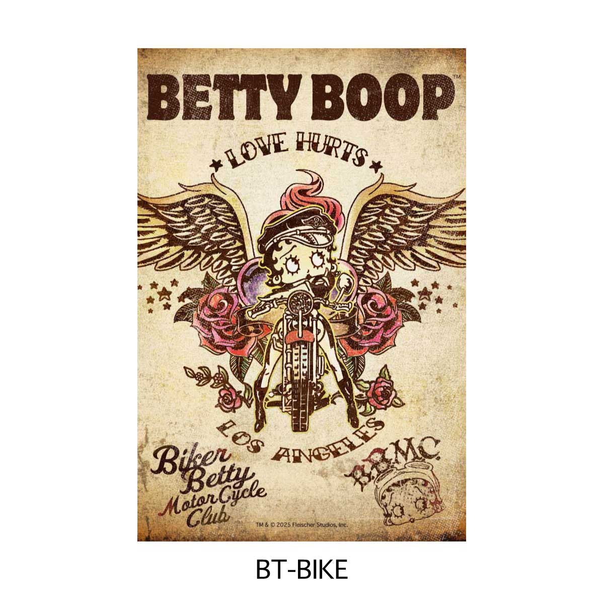 ■S.H.O ENTER PRISE（ショー・エンタープライズ）■■2025AW　新作■　BETTY BOOP　ヴィンテージポスター　Sサイズ　BT-BIKE