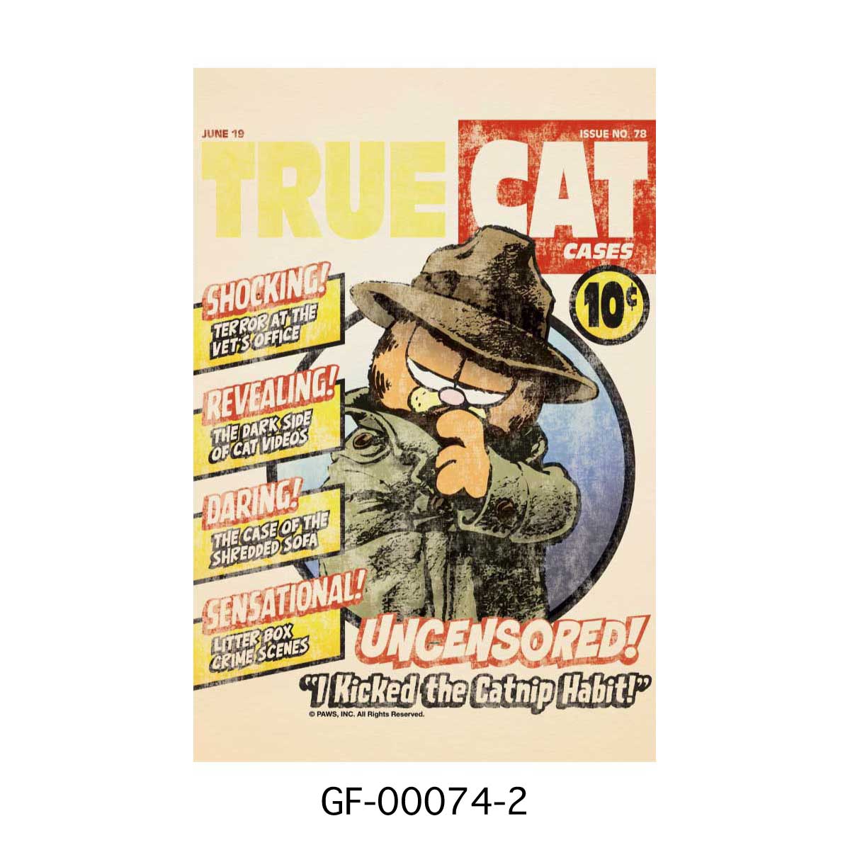 ■S.H.O ENTER PRISE（ショー・エンタープライズ）■■2025AW　新作■　GARFIELD　ヴィンテージポスター　Sサイズ　GF-00074-2