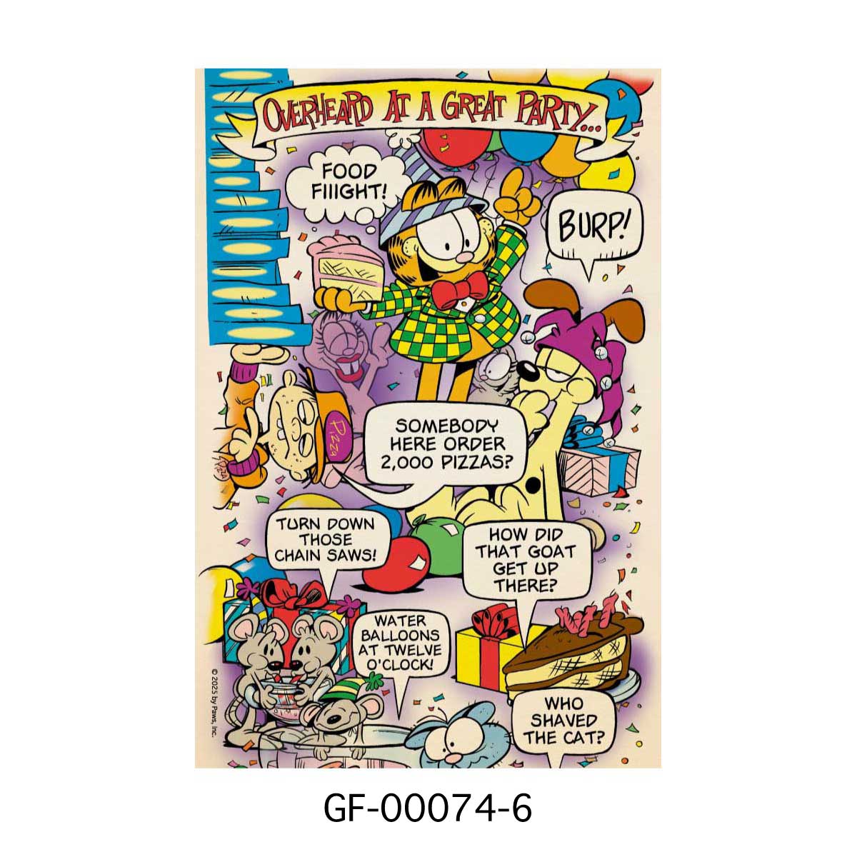 ■S.H.O ENTER PRISE（ショー・エンタープライズ）■■2025AW　新作■　GARFIELD　ヴィンテージポスター　Sサイズ　GF-00074-6