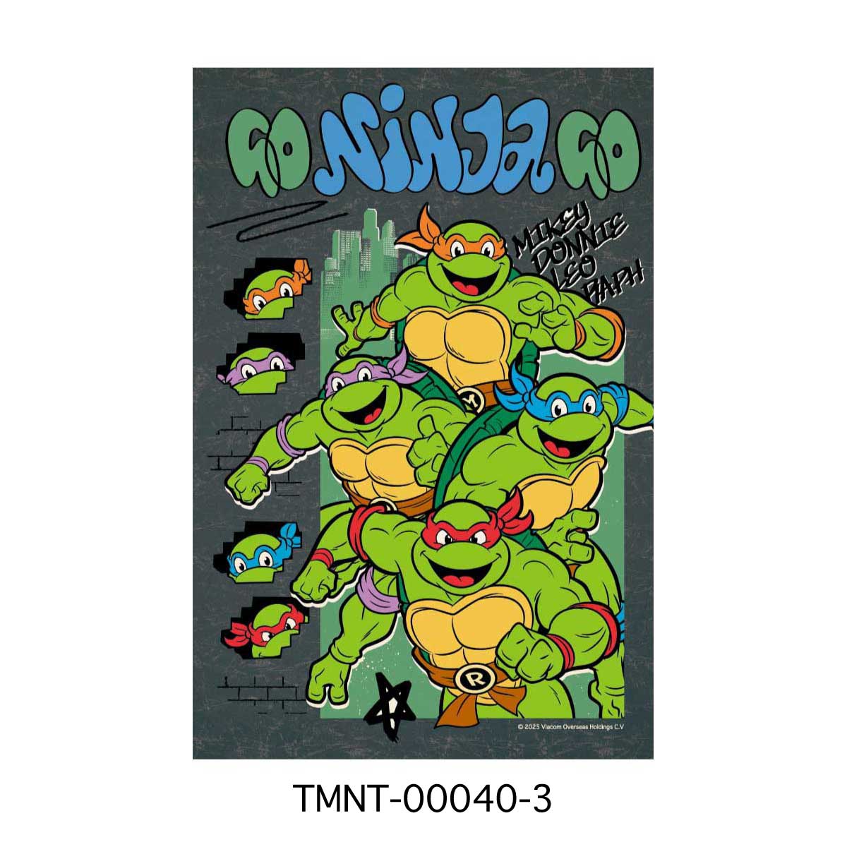 ■S.H.O ENTER PRISE（ショー・エンタープライズ）■■2025AW　新作■　Teenage Mutant Ninja Turtles　ヴィンテージポスター　Sサイズ　TMNT-00040-3