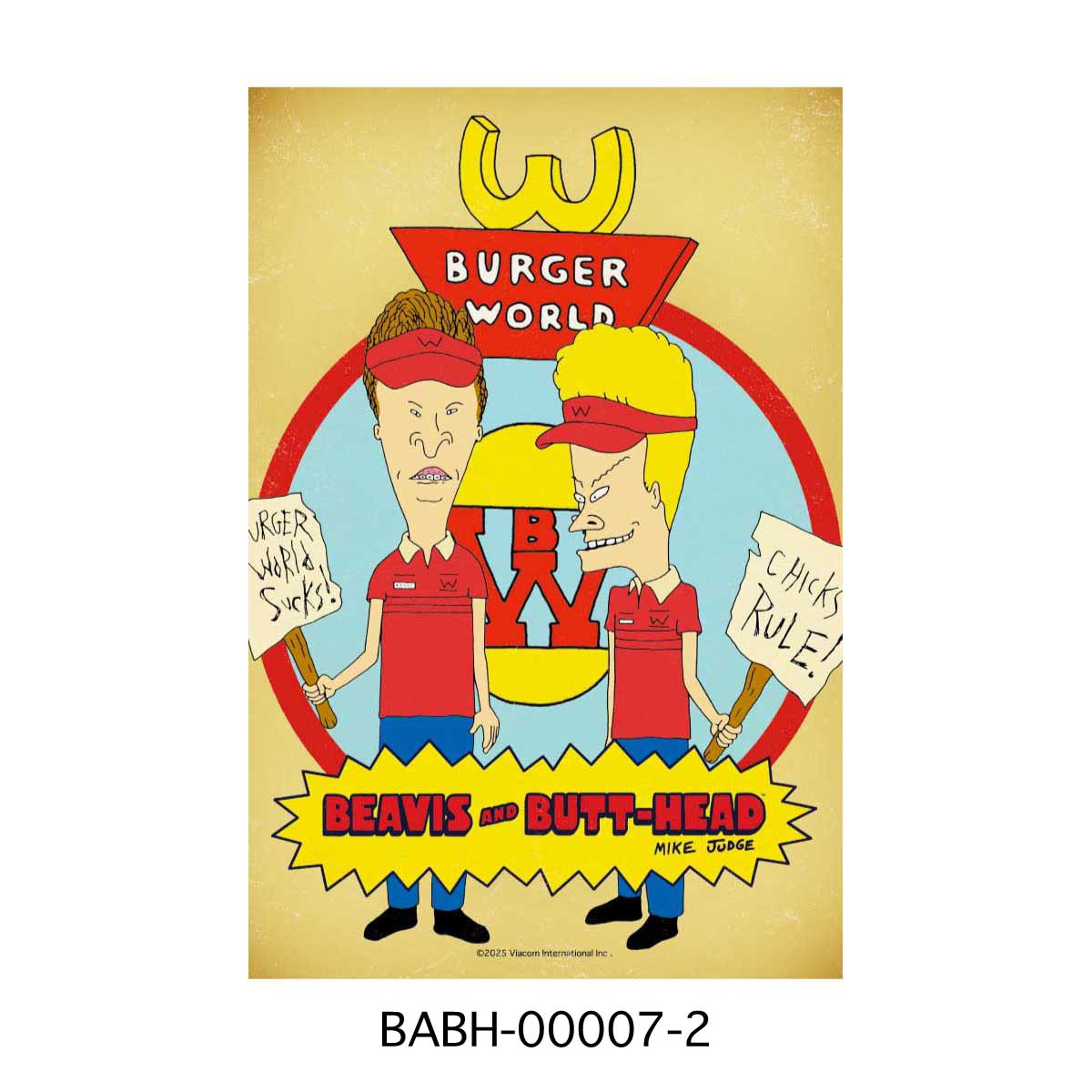 ■S.H.O ENTER PRISE（ショー・エンタープライズ）■■2025AW　新作■　BEAVIS AND BUTT-HEAD　ヴィンテージポスター　Sサイズ　BABH-00007-2