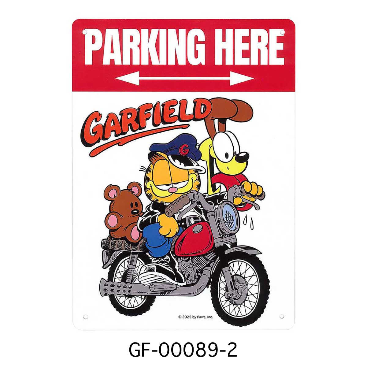 ■S.H.O ENTER PRISE（ショー・エンタープライズ）■■2025AW　新作■　GARFIELD　プラスチックサイン　GF-00089-2
