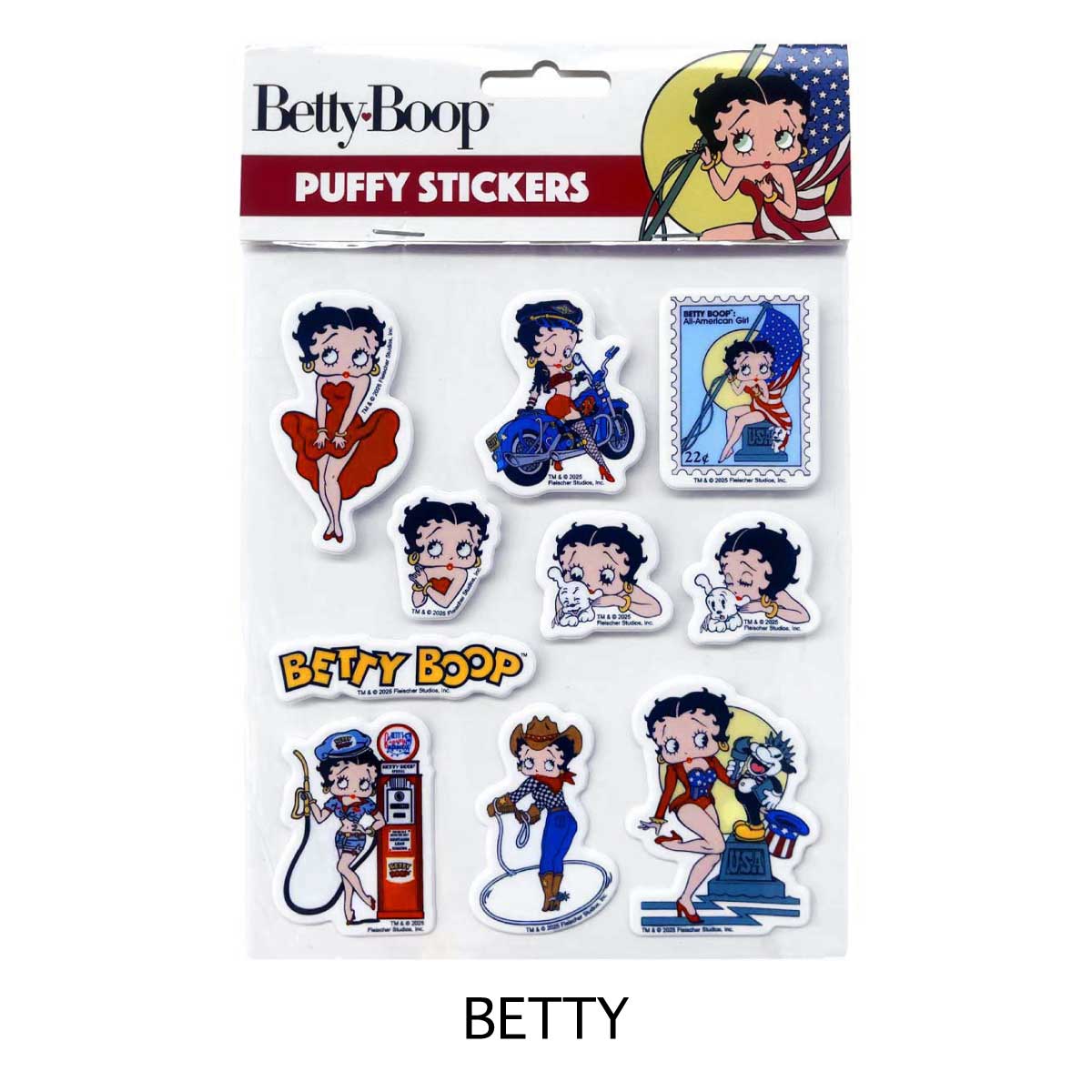 ■S.H.O ENTER PRISE（ショー・エンタープライズ）■■2025AW　新作■　BETTY BOOP　パフィーステッカー
