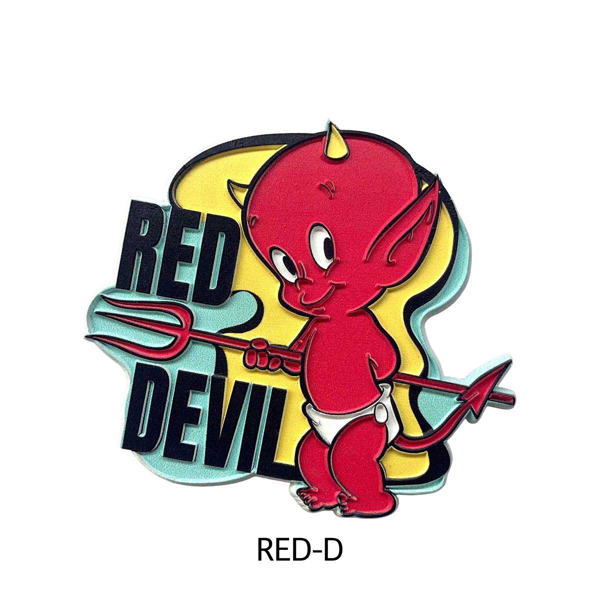 ■S.H.O ENTER PRISE（ショー・エンタープライズ）■■2025AW　新作■　ビンテージラバーマグネット　RED-D