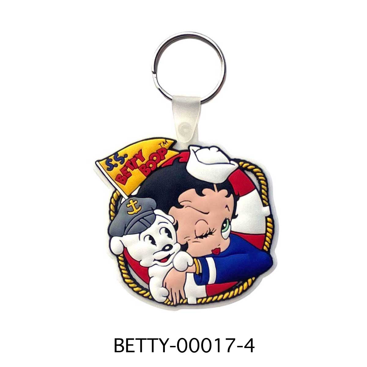 ■S.H.O ENTER PRISE（ショー・エンタープライズ）■■2025AW　新作■　BETTY BOOP　ラバーキーリング　BETTY-00017-4