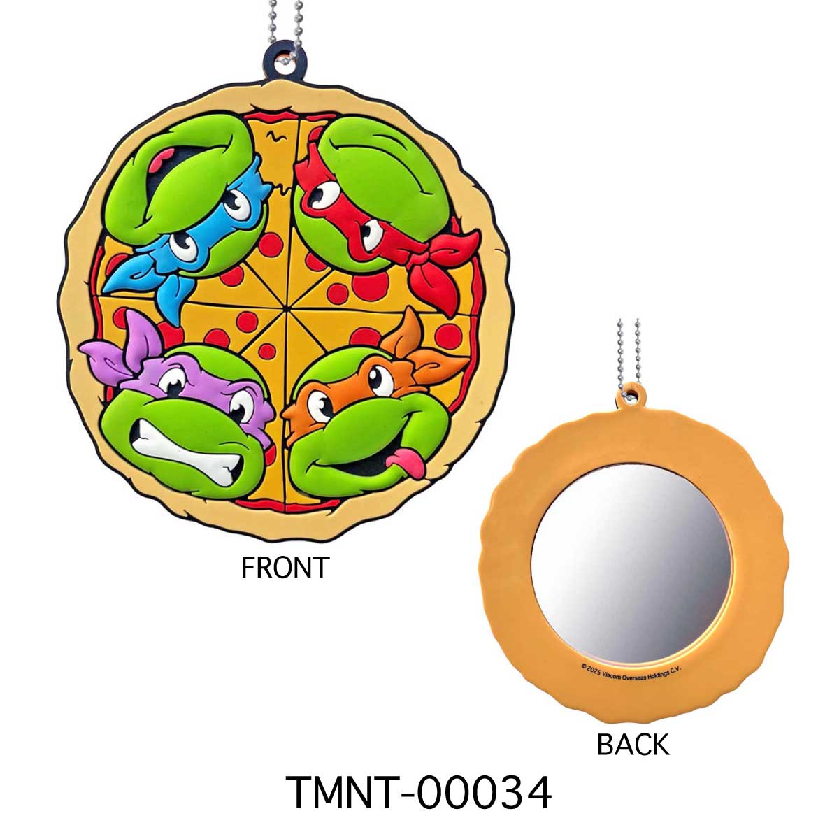 ■S.H.O ENTER PRISE（ショー・エンタープライズ）■■2025AW　新作■　Teenage Mutant Ninja Turtles　ラバーミラーキーチェーン　TMNT-00034