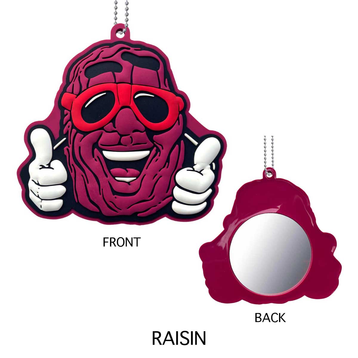 ■S.H.O ENTER PRISE（ショー・エンタープライズ）■■2025AW　新作■　ラバーミラーキーチェーン　RAISIN