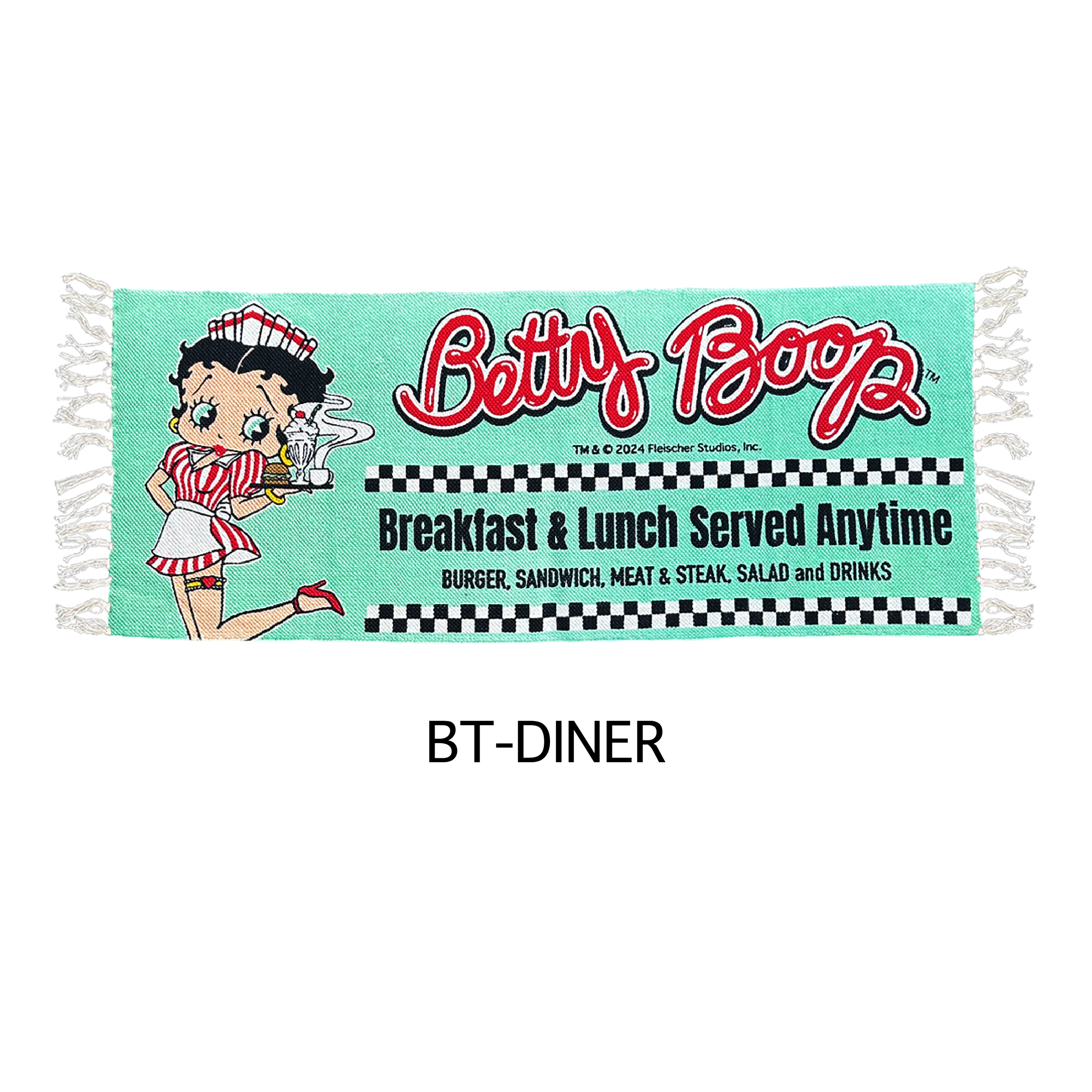 ■S.H.O ENTER PRISE（ショー・エンタープライズ）■■2025AW　新作■　BETTY BOOP　コットンキッチンマット　BT-DINER