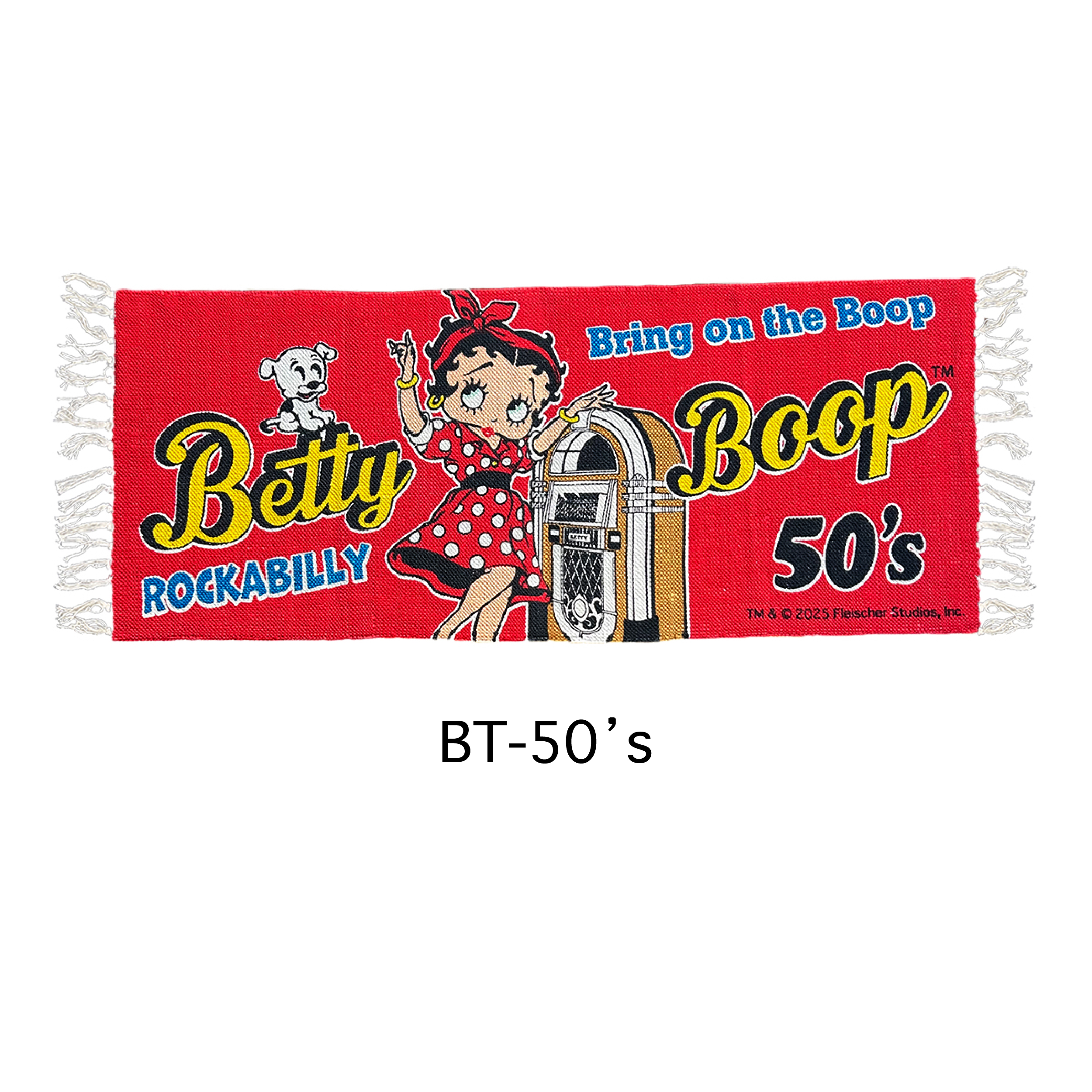 ■S.H.O ENTER PRISE（ショー・エンタープライズ）■■2025AW　新作■　BETTY BOOP　コットンキッチンマット　BT-50s