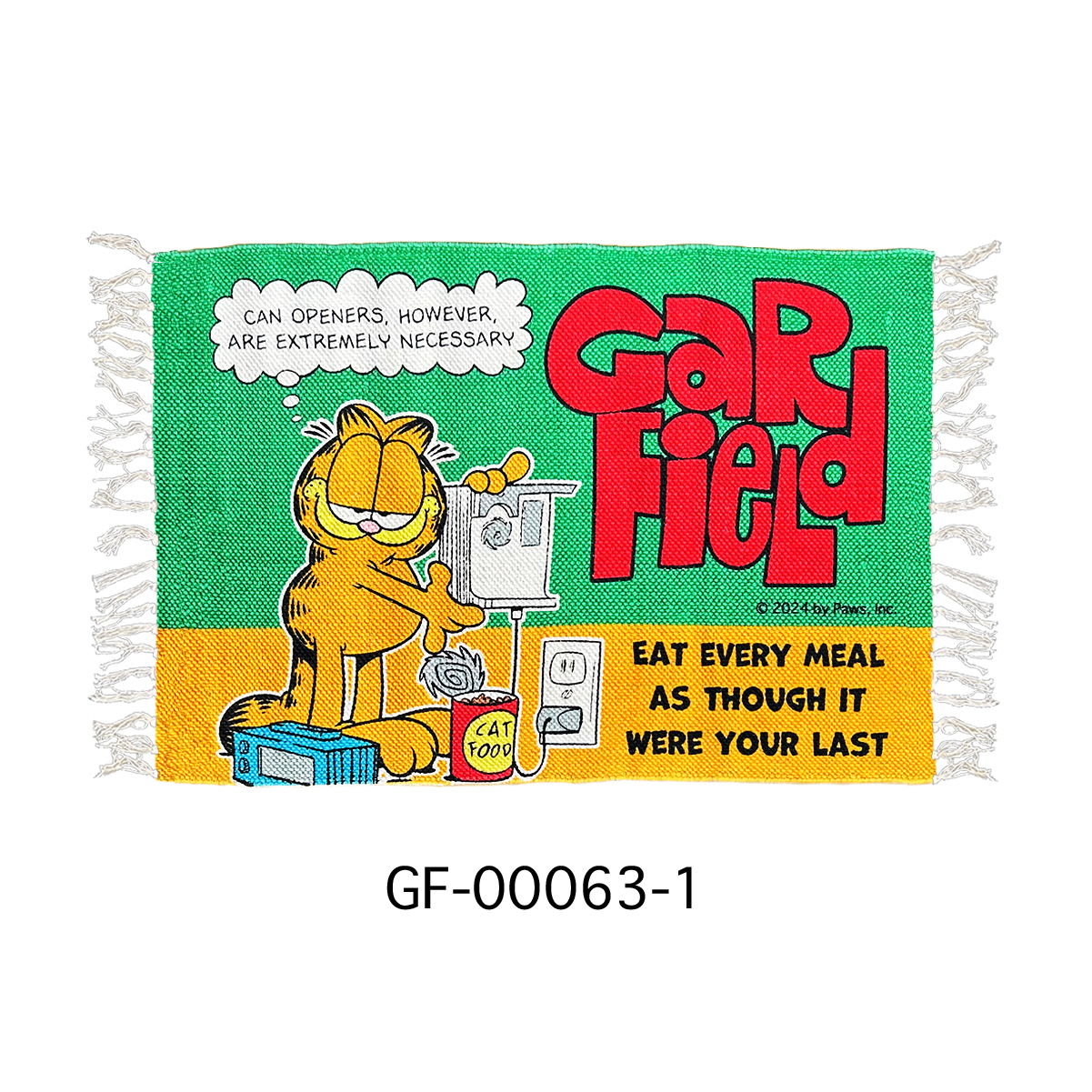 ■S.H.O ENTER PRISE（ショー・エンタープライズ）■■2025AW　新作■　GARFIELD　コットンフロアマット　GF-00063-1