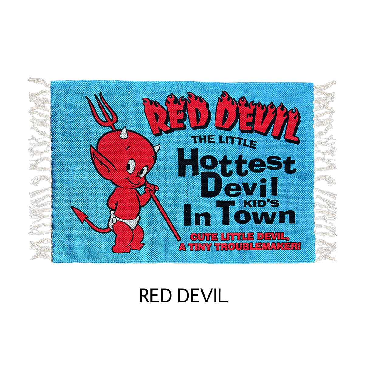 ■S.H.O ENTER PRISE（ショー・エンタープライズ）■■2025AW　新作■　コットンフロアマット　RED DEVIL
