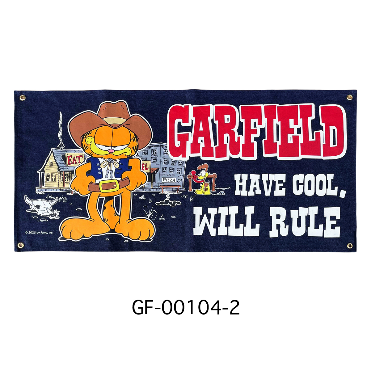 ■S.H.O ENTER PRISE（ショー・エンタープライズ）■■2025AW　新作■　GARFIELD　デニムバナー　GF-00104-2