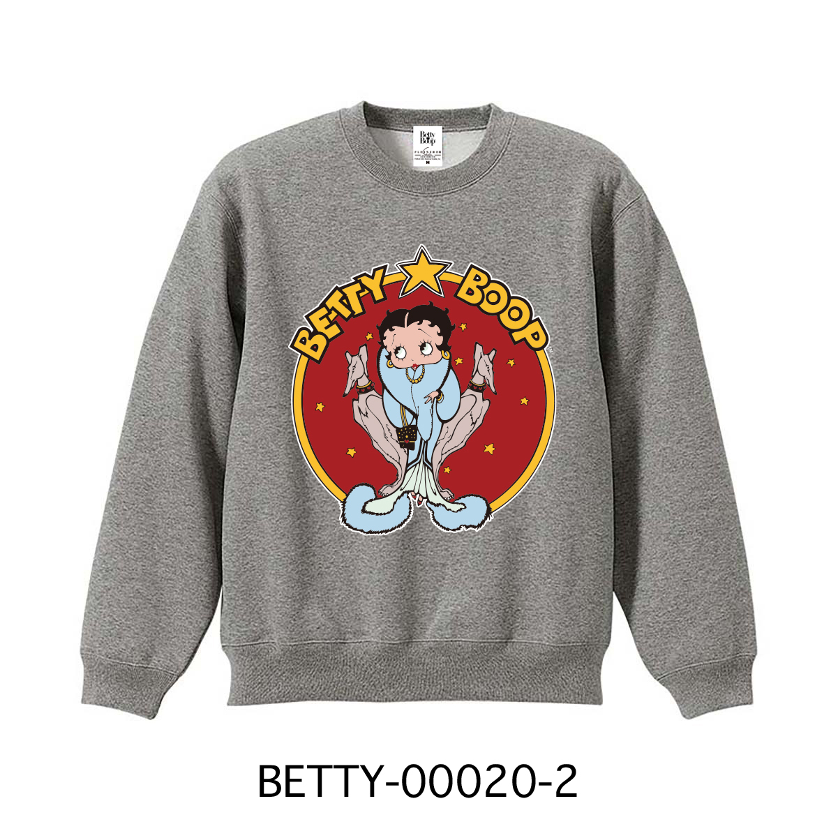 ■S.H.O ENTER PRISE（ショー・エンタープライズ）■■2025AW　新作■　BETTY BOOP　スウェット トレーナー　BETTY-00020-2　GY