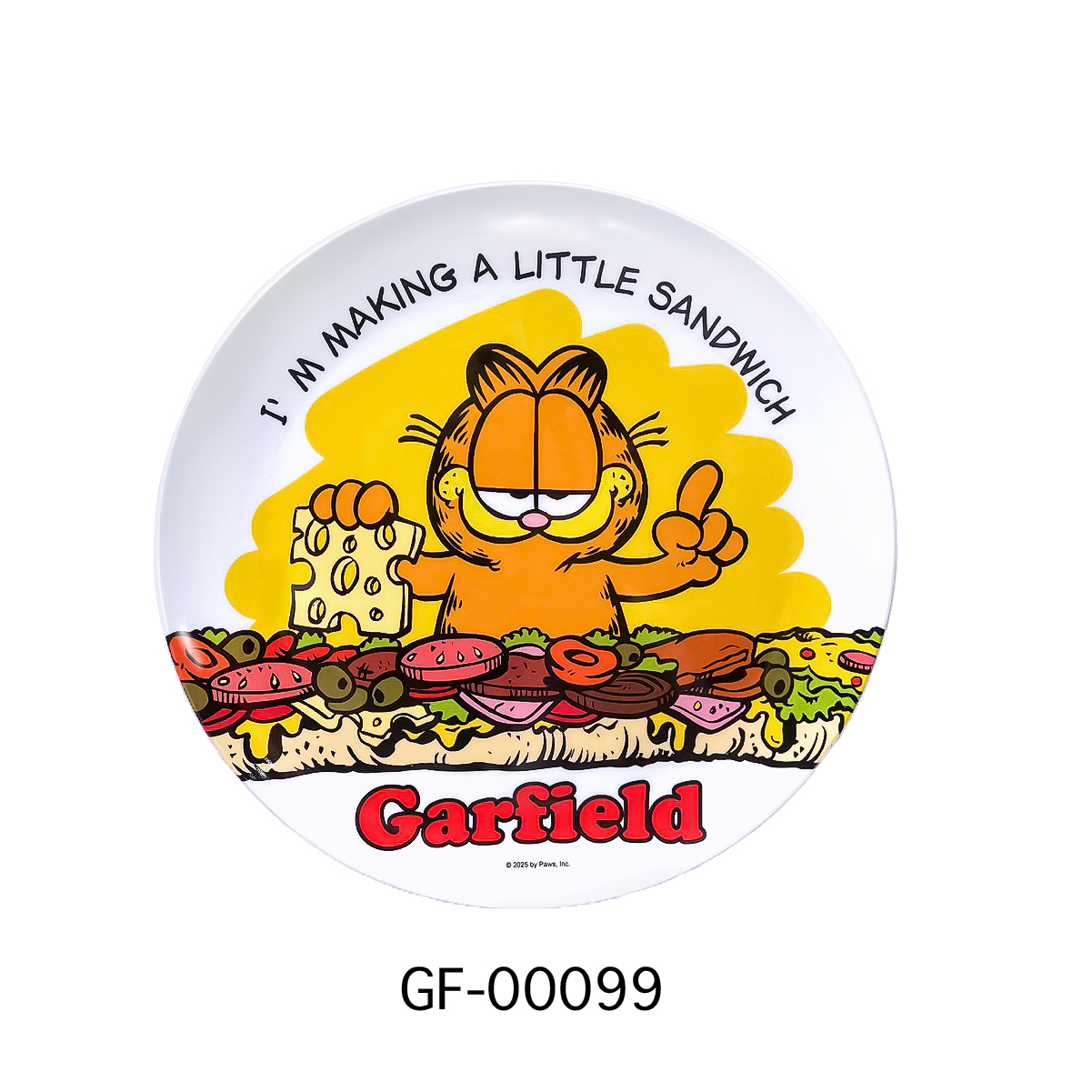 ■S.H.O ENTER PRISE（ショー・エンタープライズ）■■2025AW　新作■　GARFIELD　メラミンプレート　GF-00099