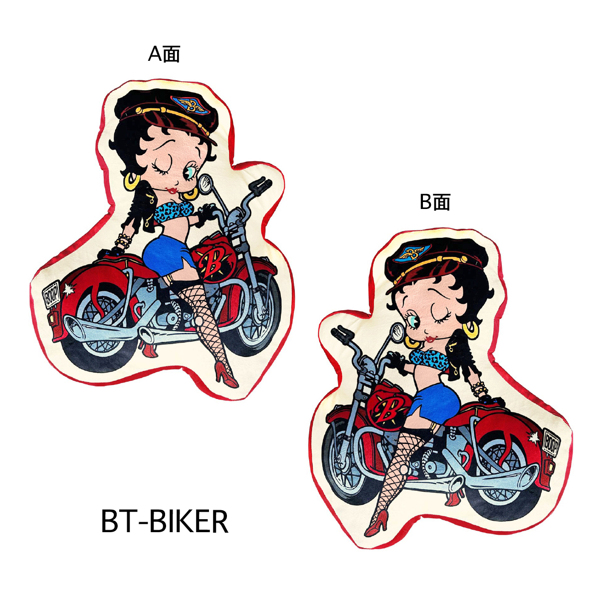 ■S.H.O ENTER PRISE（ショー・エンタープライズ）■■2025AW　新作■　BETTY BOOP　ダイカットクッション　BT-BIKER