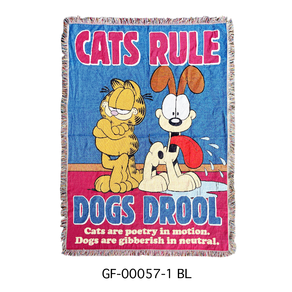 ■S.H.O ENTER PRISE（ショー・エンタープライズ）■■2025AW　新作■　GARFIELD　フリンジタペストリー　GF-00057-1　BL