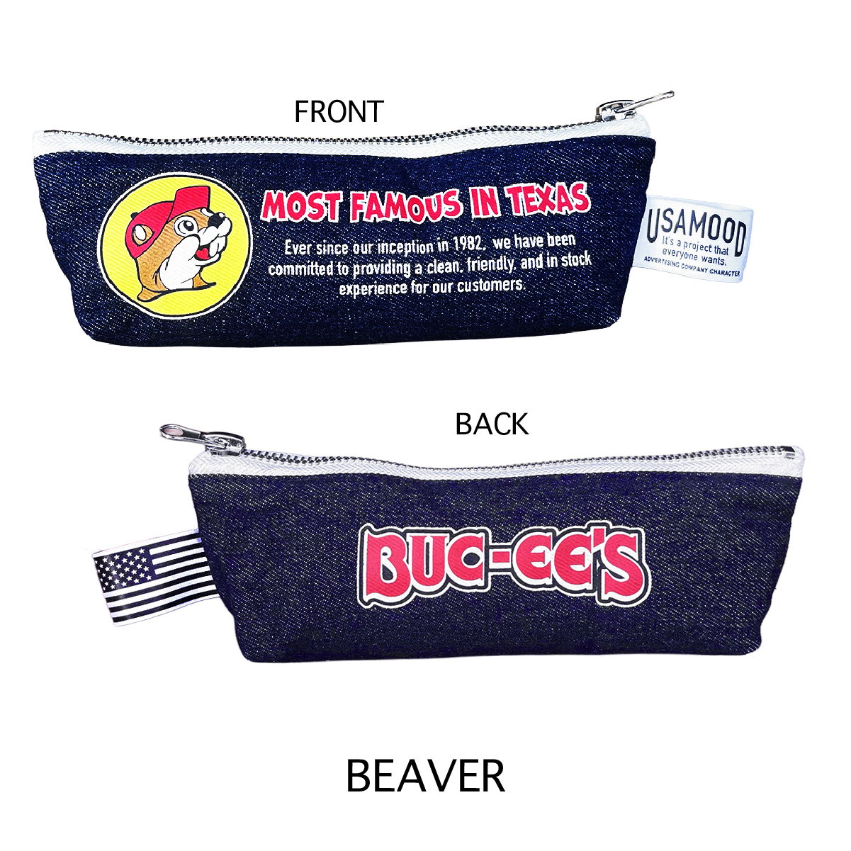 ■S.H.O ENTER PRISE（ショー・エンタープライズ）■■2025AW　新作■　デニムペンケース　BEAVER