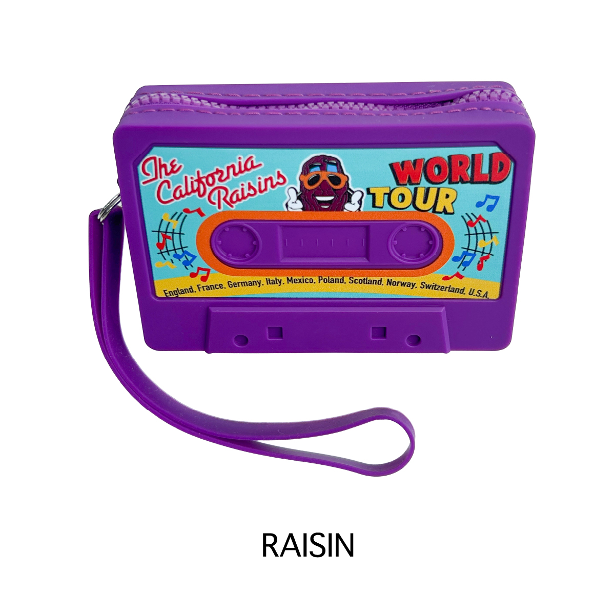 ■S.H.O ENTER PRISE（ショー・エンタープライズ）■■2025AW　新作■　カセットテープ型シリコンポーチ　RAISIN