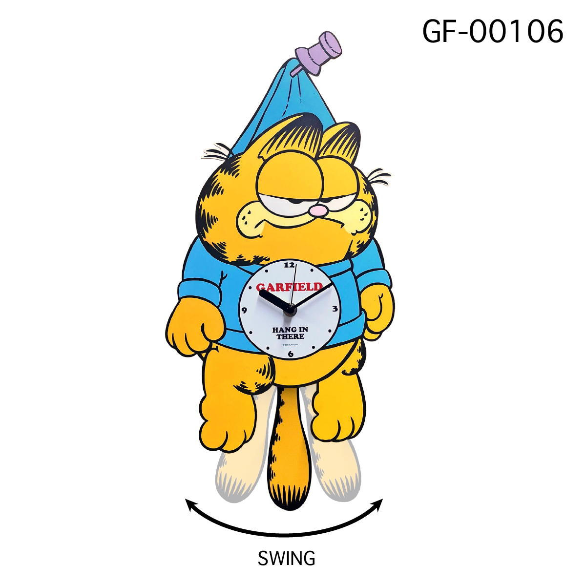 ■S.H.O ENTER PRISE（ショー・エンタープライズ）■■2025AW　新作■　GARFIELD　スウィングクロック　GF-00106