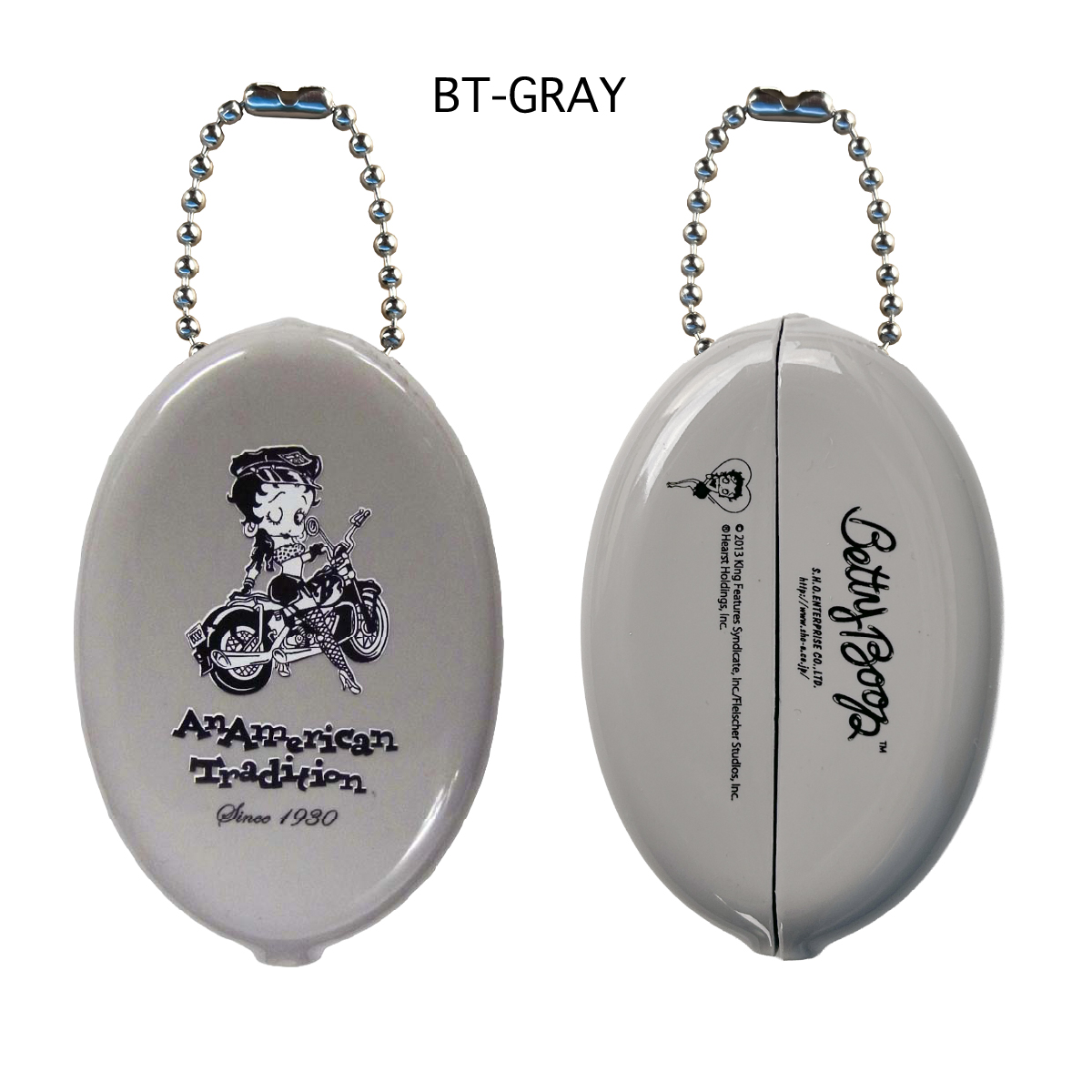 ■S.H.O ENTER PRISE（ショー・エンタープライズ）■■2025AW　新作■　BETTY BOOP　ラバーコインケース　BT-GRAY