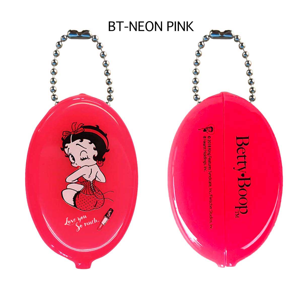 ■S.H.O ENTER PRISE（ショー・エンタープライズ）■■2025AW　新作■　BETTY BOOP　ラバーコインケース　BT-NEON PINK