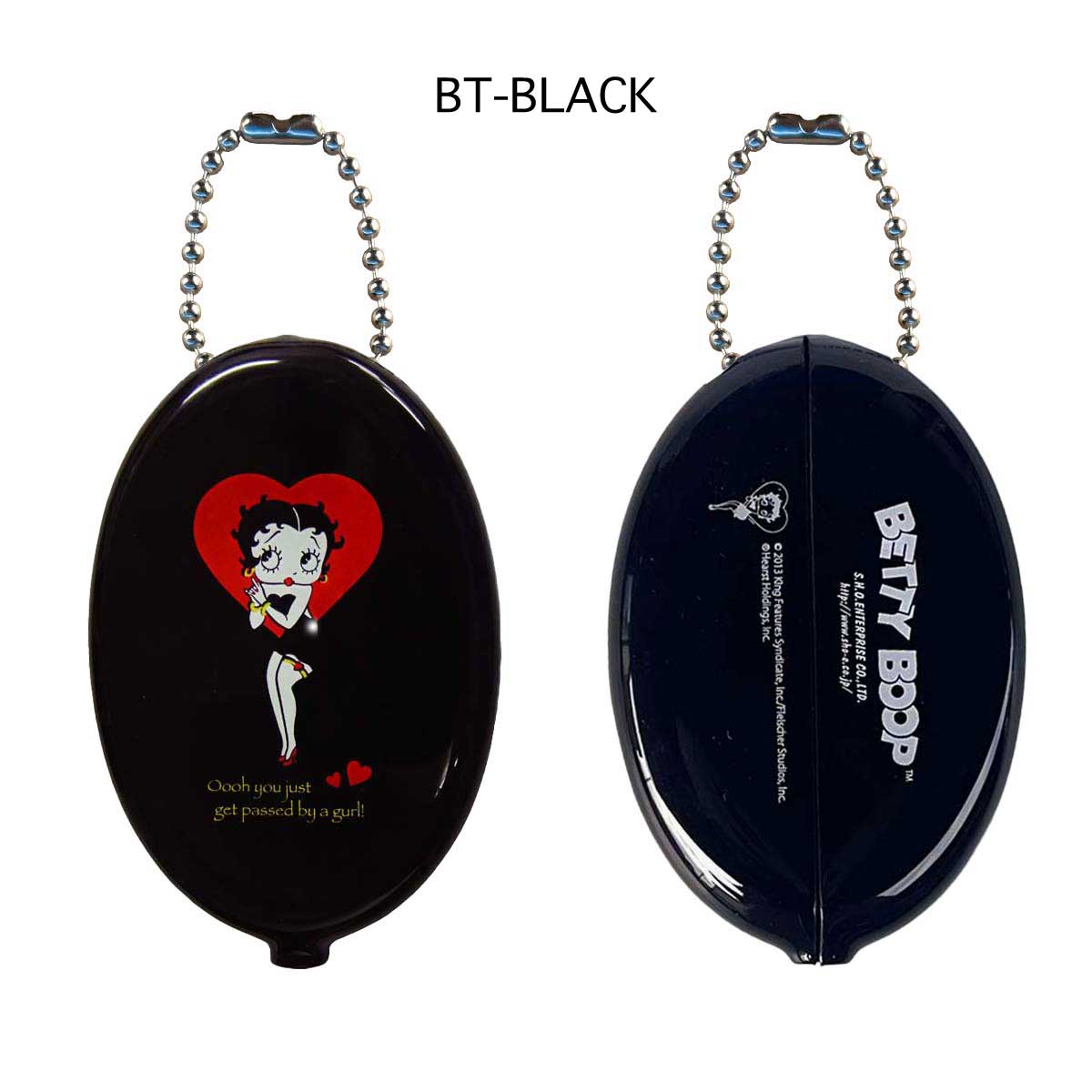 ■S.H.O ENTER PRISE（ショー・エンタープライズ）■■2025AW　新作■　BETTY BOOP　ラバーコインケース　BT-BLACK