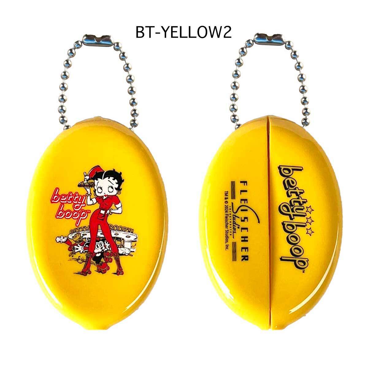 ■S.H.O ENTER PRISE（ショー・エンタープライズ）■■2025AW　新作■　BETTY BOOP　ラバーコインケース　BT-YELLOW2