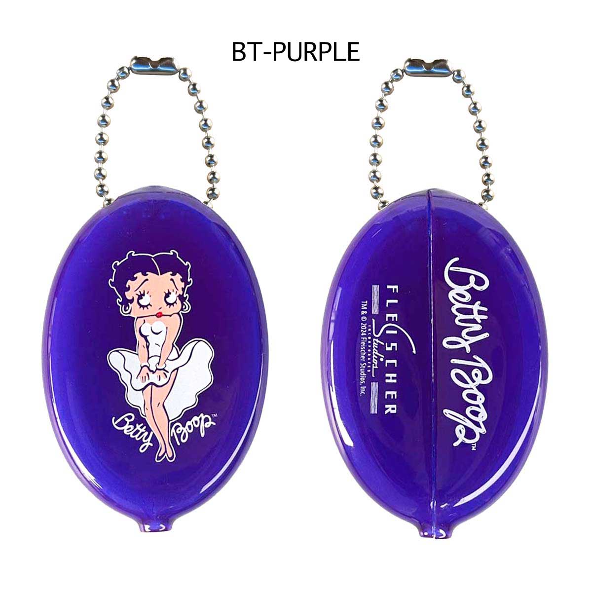 ■S.H.O ENTER PRISE（ショー・エンタープライズ）■■2025AW　新作■　BETTY BOOP　ラバーコインケース　BT-PURPLE