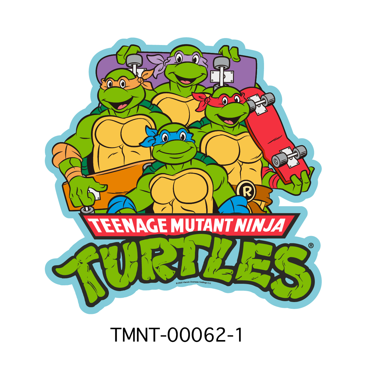 ■S.H.O ENTER PRISE（ショー・エンタープライズ）■■2025AW　新作■　Teenage Mutant Ninja Turtles　ウォールステッカー Mサイズ　TMNT-00062-1