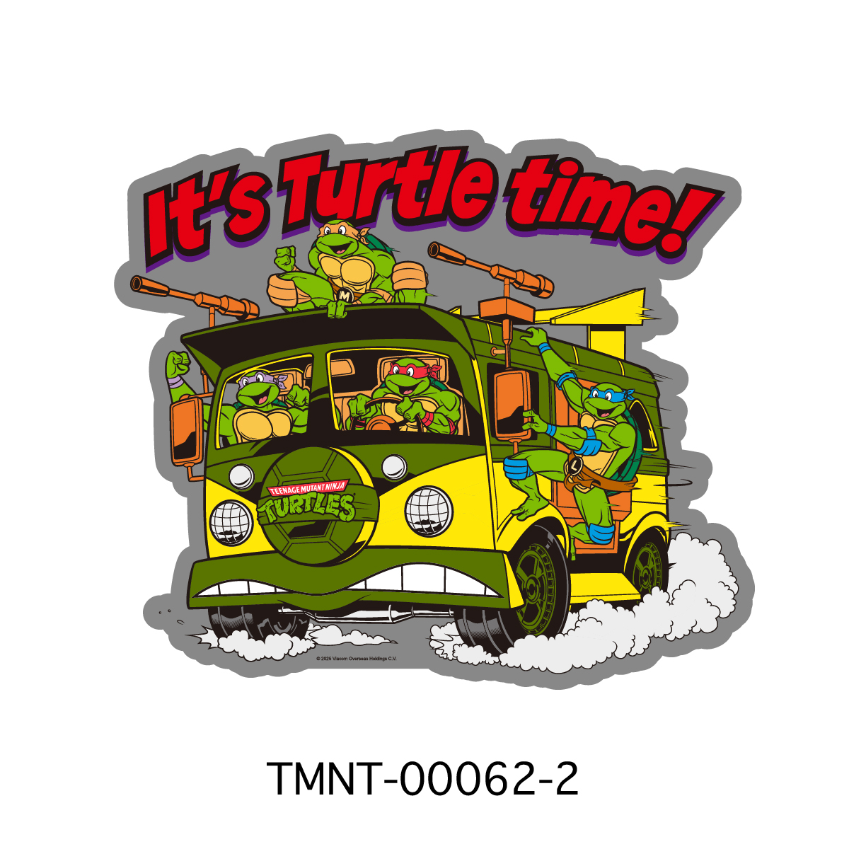 ■S.H.O ENTER PRISE（ショー・エンタープライズ）■■2025AW　新作■　Teenage Mutant Ninja Turtles　ウォールステッカー Mサイズ　TMNT-00062-2