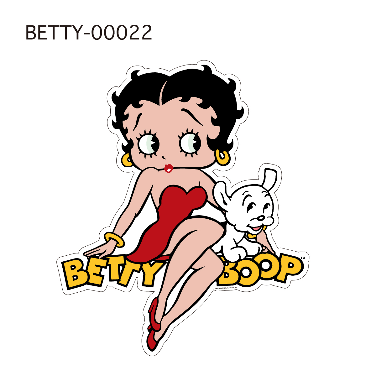 ■S.H.O ENTER PRISE（ショー・エンタープライズ）■■2025AW　新作■　BETTY BOOP　ウォールステッカー Lサイズ　BETTY-00022