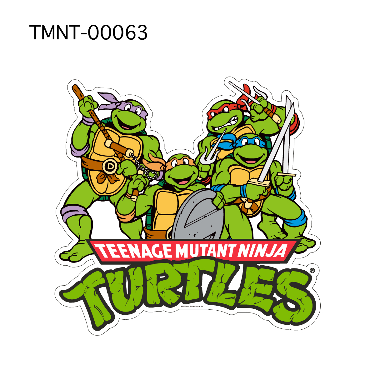 ■S.H.O ENTER PRISE（ショー・エンタープライズ）■■2025AW　新作■　Teenage Mutant Ninja Turtles　ウォールステッカー Lサイズ　TMNT-00063