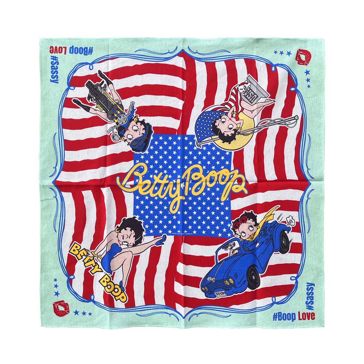 ■S.H.O ENTER PRISE（ショー・エンタープライズ）■■2025SS　新作■　BETTY BOOP　バンダナ　BT-03