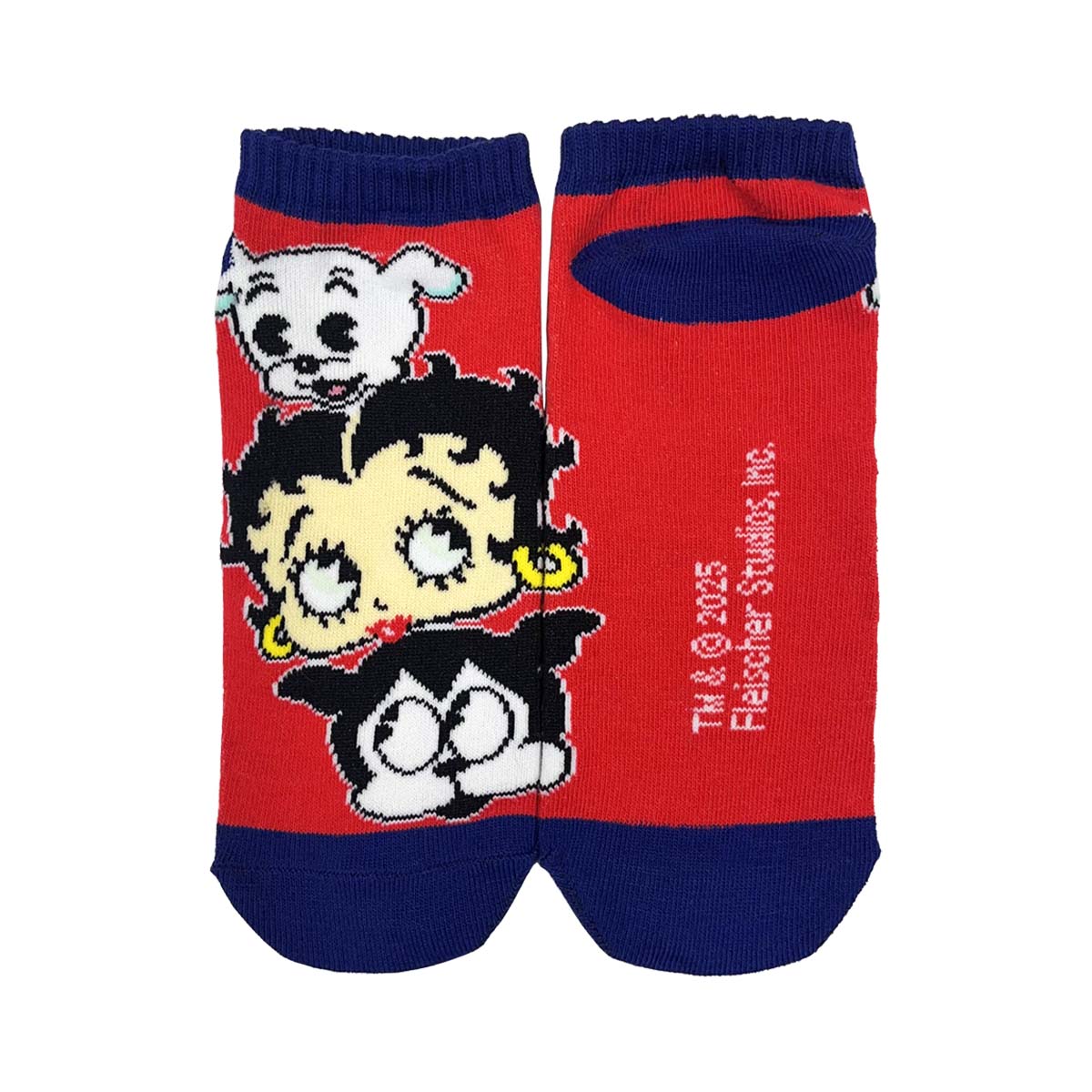■S.H.O ENTER PRISE（ショー・エンタープライズ）■■2025SS　新作■　BETTY BOOP　アンクルソックス　BT-FRIENDS RD/BL