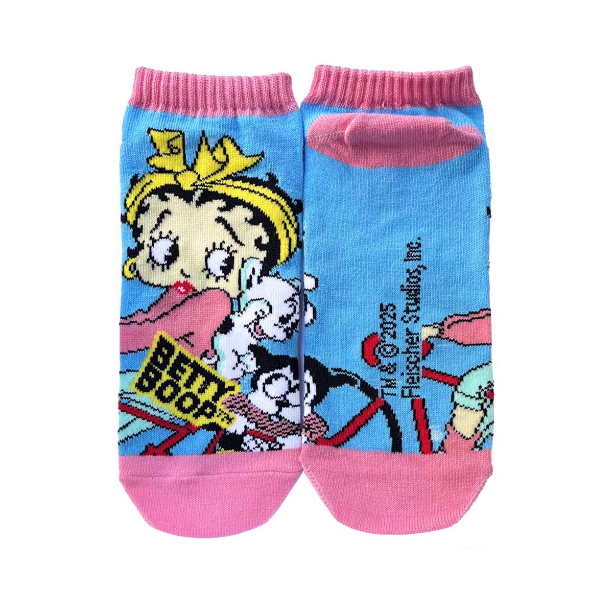 ■S.H.O ENTER PRISE（ショー・エンタープライズ）■■2025SS　新作■　BETTY BOOP　アンクルソックス　BT-BICYCLE LB/PK