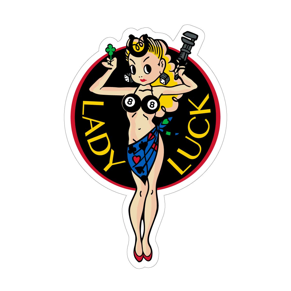■S.H.O ENTER PRISE（ショー・エンタープライズ）■■2025SS　新作■　ステッカー　LADY LUCK