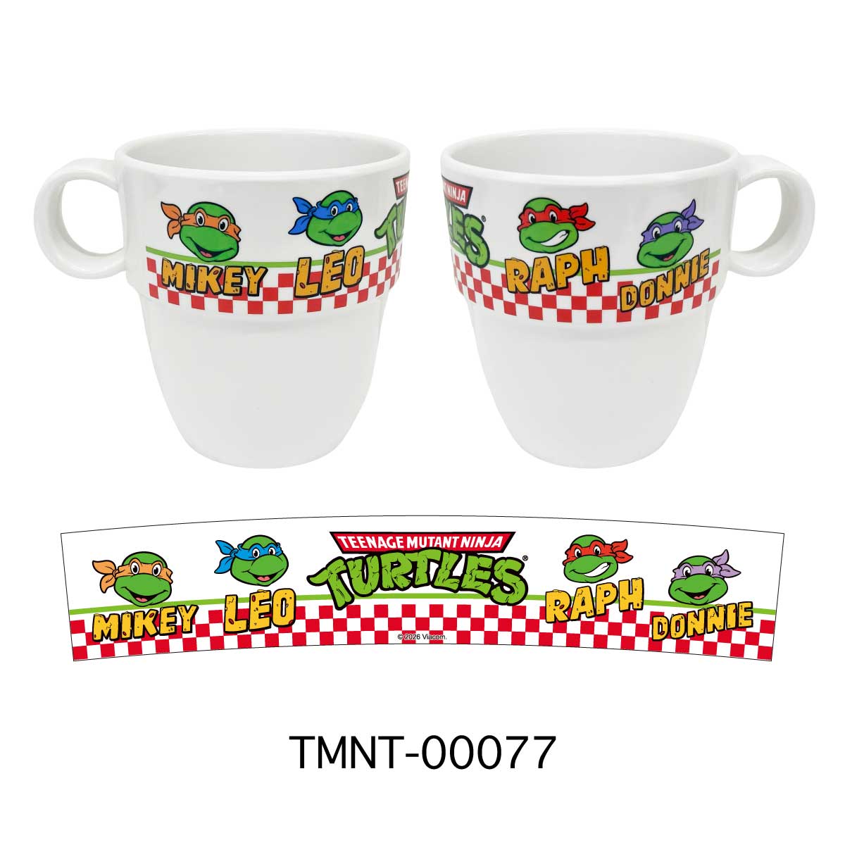 ■S.H.O ENTER PRISE（ショー・エンタープライズ）■■2026AW　新作■　Teenage Mutant Ninja Turtles　メラミンマグ　TMNT-00077