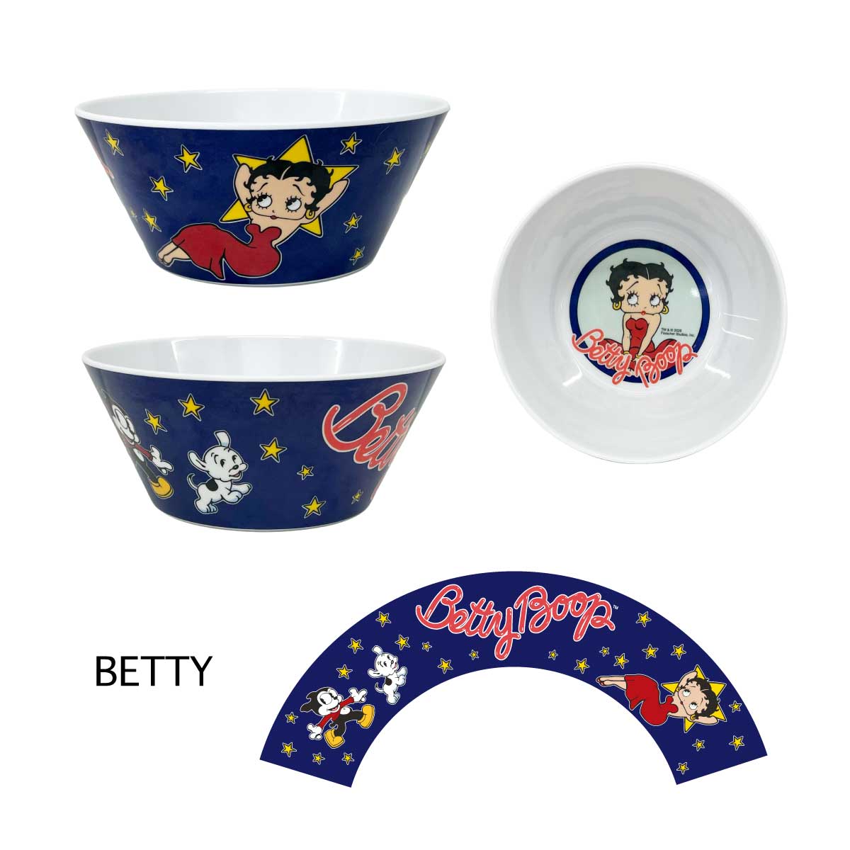 ■S.H.O ENTER PRISE（ショー・エンタープライズ）■■2026AW　新作■　BETTY BOOP　メラミンボウル